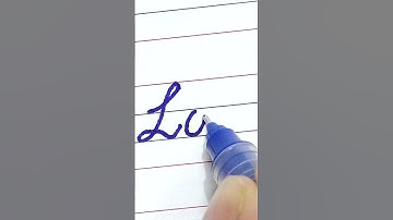 Log in cursive writing #cursivewriting #handwriting #calligraphy #shorts