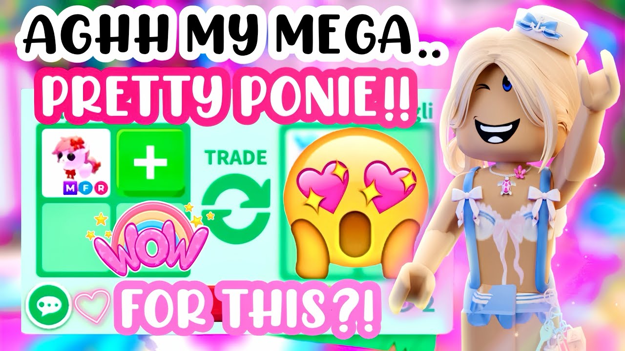 AGHH SHOULD I TRADE MY PREPPY MEGA PET FOR THIS?!😰💕🪸#adoptmeroblox #preppyadoptme #preppyroblox