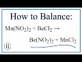 Balancing Chemical Reactions and Types