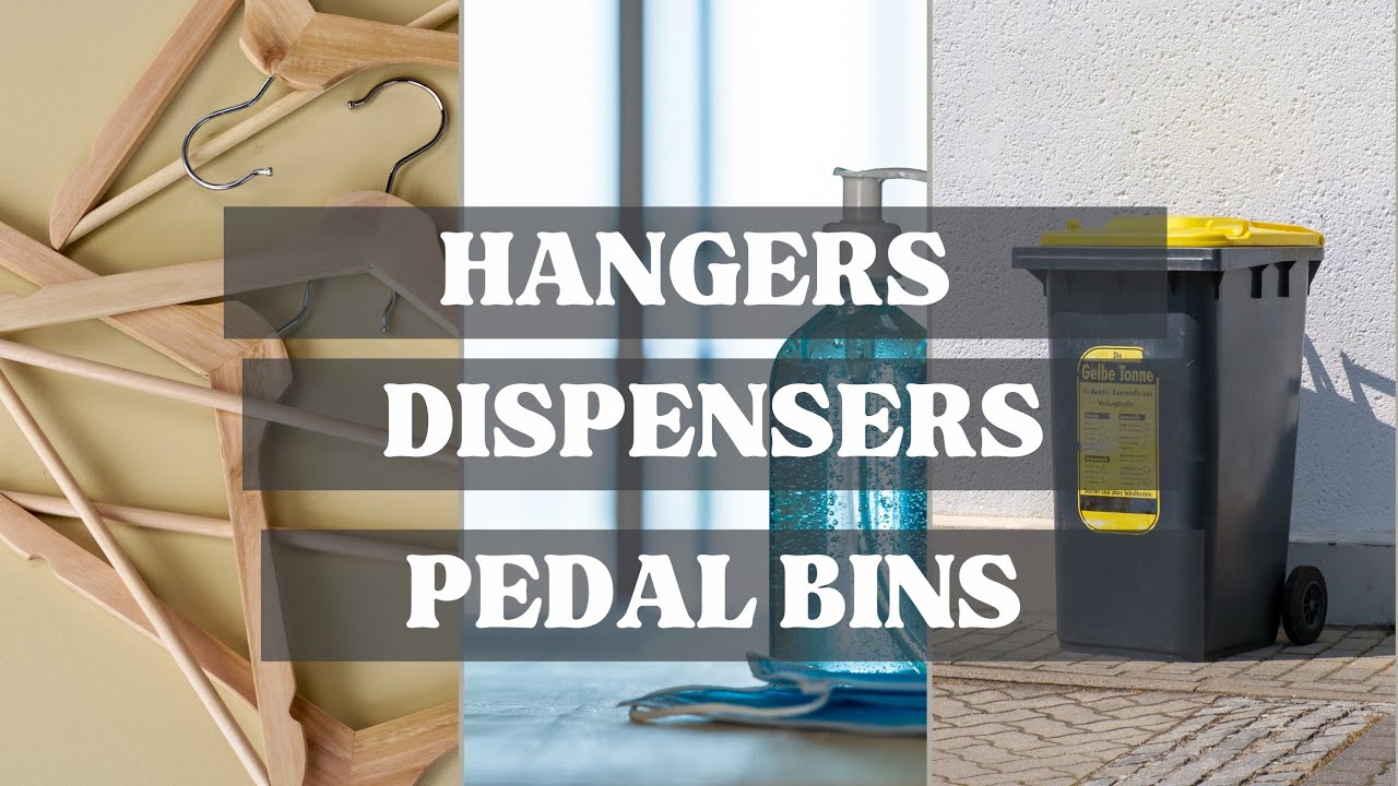Plastic Hangers,Rustproof Hangers,Handwash Dispensers,Pedal Dustbins