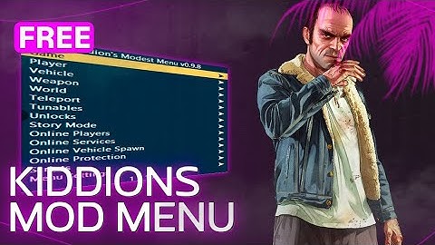 Free GTA 5 Mod Menu PC (2025) / Free Kiddions Cheat, Money Hack & Online Mods | Undetected Download