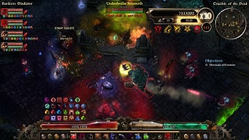 Grim Dawn v1.0.3.2  - Crucible Wave 120 - 150 Extra Spawn (Hardcore Gladiator) Conjurer Pet Build