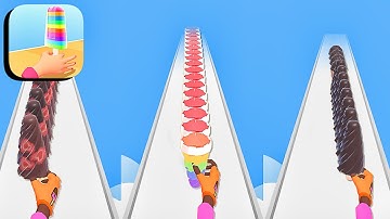 Popsicle Stack ​- All Levels Gameplay Android,ios (Levels 143-144)