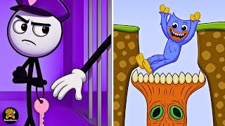 Hugy's Funny Animated Story vs Thief Puzzle | Max Gameplay | BrainStorm  EP-0667