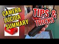 Part #8 of 8 tips and tricks to setup Camera Lucida - the summary