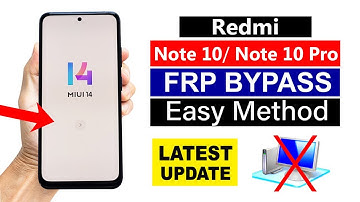 Redmi Note 10/ Note 10 Pro : FRP Lock/ Google Account Bypass - Easy Method (Without Pc)