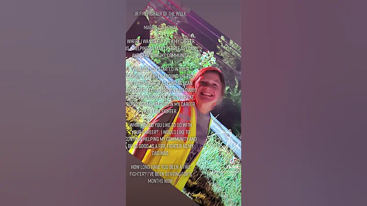 Maggie Calloway, Jr Firefighter , lieutenant