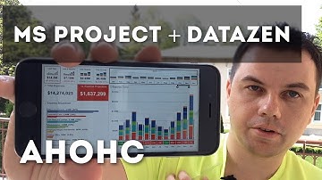 Datzen: Яркие BI-отчеты для MS Project - АНОНС