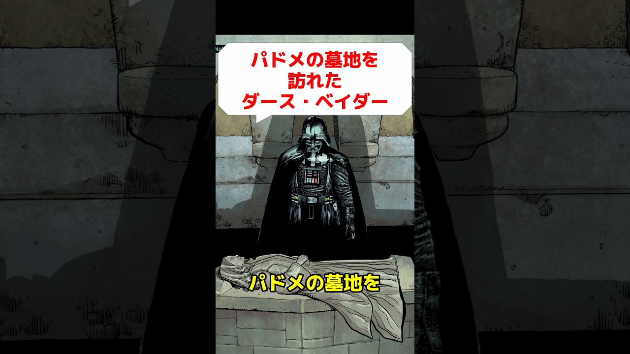 パドメの墓地を初めて訪れたダース・ベイダーに起きたできごととは? #スターウォーズ #starwars #ダースベイダー