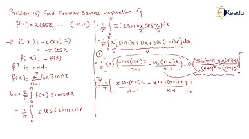 Full Range Fourier Series - Problem 15 - Fourier Series - Engineering Mathematics 3