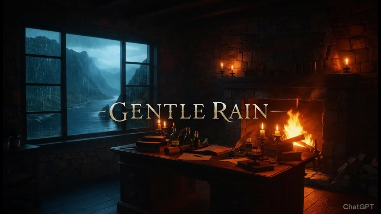 Rain Sounds with Flamenco Guitar for Deep Relaxation and Sleep