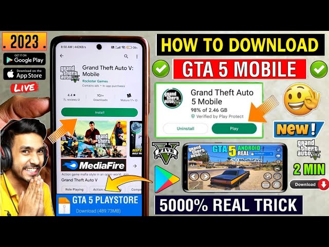 😍 HOW TO DOWNLOAD GTA 5 IN ANDROID | DOWNLOAD REAL GTA 5 ON ANDROID 2024 | GTA 5 MOBILE DOWNLOAD class=