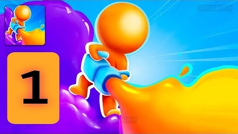 Dye Hard - Color War Gameplay Walkthrough Android-IOS #1v1