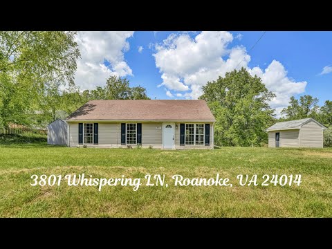 3801 Whispering LN, Roanoke, VA home video tour