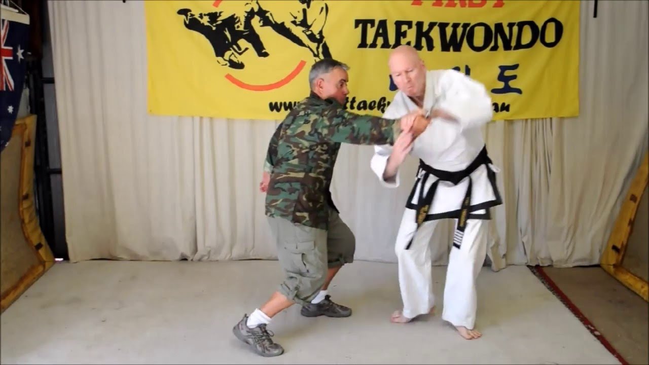 First TaeKwonDo Self-Guard Demonstration Clip - YouTube