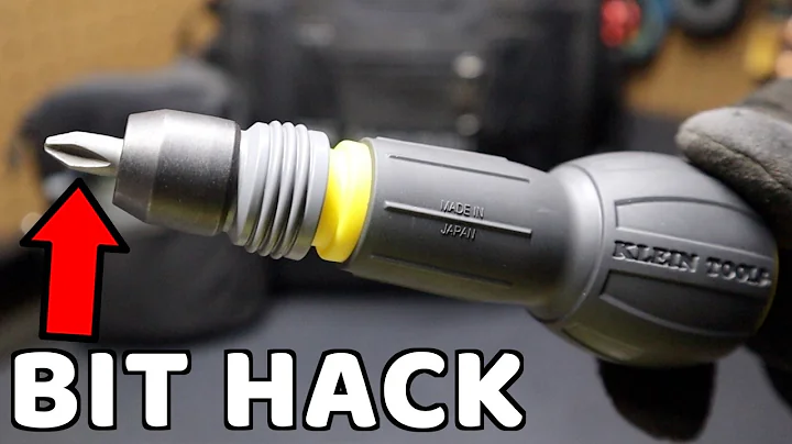 NEW Klein Tools Ball Grip Takes 1 Inch Bits