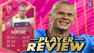 5⭐/5⭐ 99 PREMIUM FUTTIES HAALAND SBC PLAYER REVIEW - FIFA 23 ULTIMATE TEAM