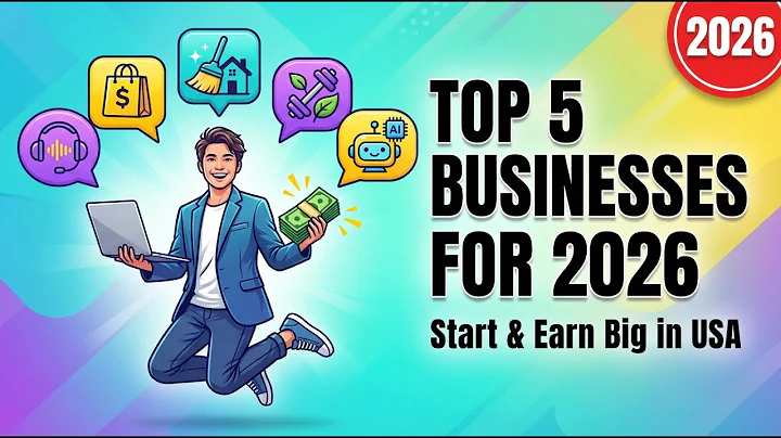 Top 5 Most Profitable businesses to start in 2026 in the USA | Low investment, High profit