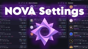 The Best Nova Setting To Get Rich with Memecoins (Fees, Filters?)