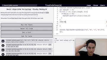 FreeCodeCamp:Chunky Monkey