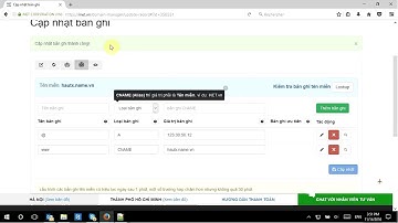 iNET - Hướng dẫn trỏ tên miền về hosting