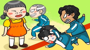 Comics 456 - Squid Game - Funny DOP Puzzle Game - All Levels1-60 Gameplay Walkthrough Part 1