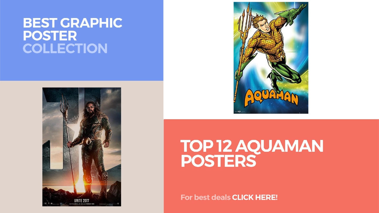 Top 12 Aquaman Posters // Best Graphic Poster Collection