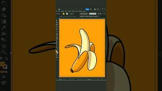Vector art Banana process | Adobe illustrator