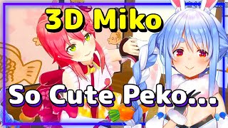 【ENG Sub】Sakura Miko - Poses for Pekora in 3D Model with various expressions