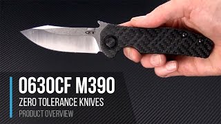 Zero Tolerance 0630CF Limited Run Carbon Fiber and M390 Tactical Folder Overview