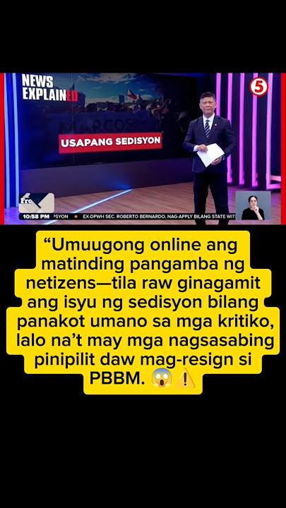 “SEDISYON? Netizens sa takot: ‘Ginagamit ba ito para patahimikin ang kritiko?!’ 😱🔥”