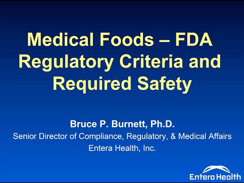 FDA Regulation & Required Safety of Medical Foods - YouTube
