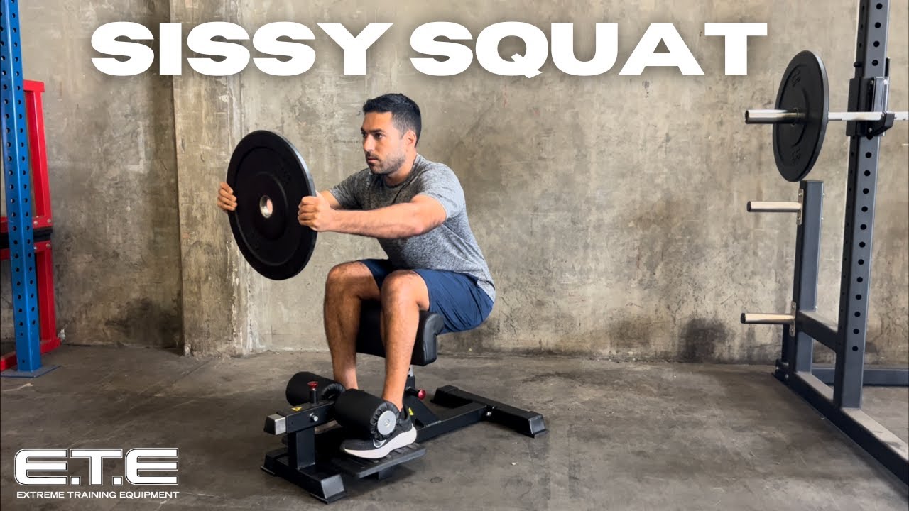 Weight Plate Sissy Squat