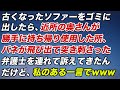 古くなったソファーをゴミに出したら、近所の奥さんが勝手に持ち帰り使用した所、バネが飛び出て手に突き刺さって怪我をした。弁護士を連れて「慰謝料払え！」と訴えてきたんだが、私のある一言によってwww