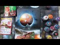 spray paint art VENUS of EARTH ECLIPSE from MARS/asmr