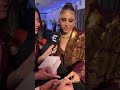 Angelinamangoofficial se anima a cantar un trocito de zorra  eurovision2024 turquoisecarpet