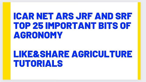 Agronomy Net Previous bits part 2