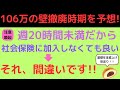 【注意】2025年金制度改革法案の最新情報を社労士がわかりやすく解説！ 106万円の壁撤廃はいつから？を予想！社会保険の適用拡大！パート、個人事業主の社保・年金改正は今後どうなる？週20時間の壁考え方