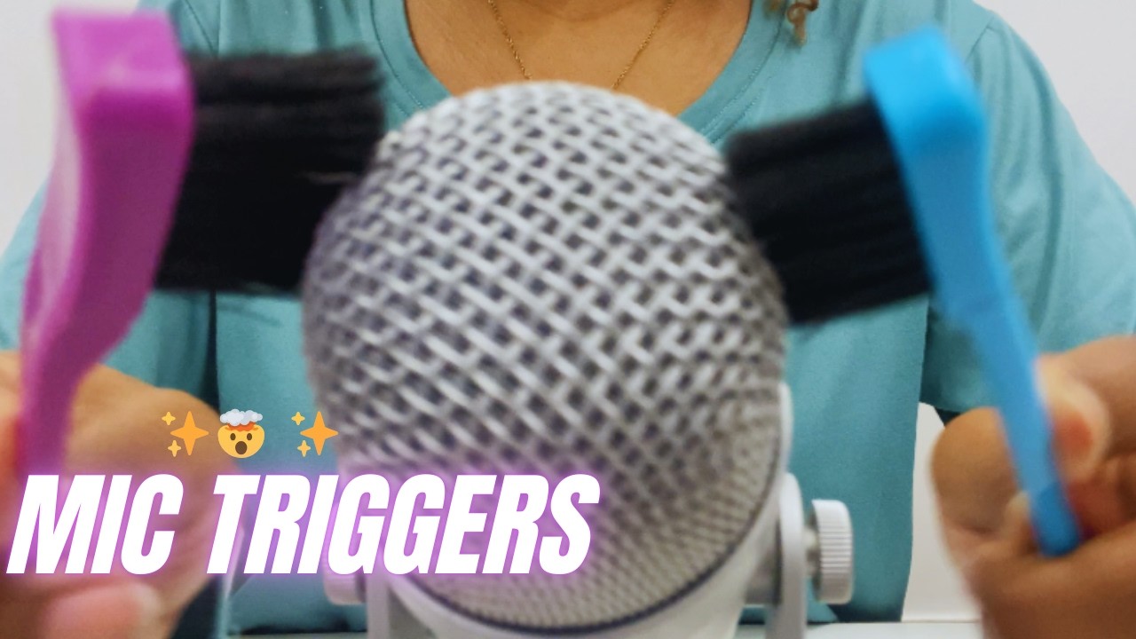 ASMR Fast Aggressive Microphone Triggers | Scratching & Brushing