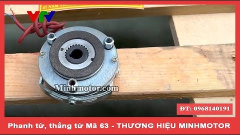 Phanh từ motor mã 63 , thắng từ động cơ mã 63, 0901460163, MINHMOTOR (2023)