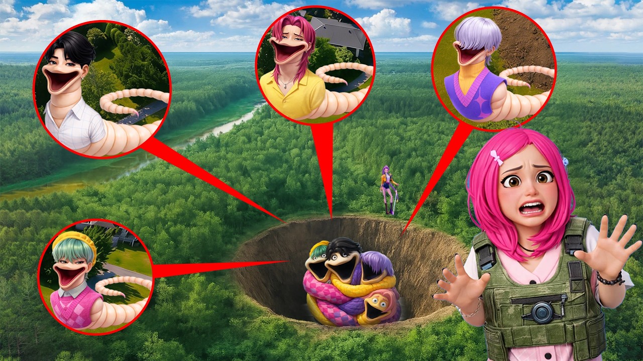 My drone filmed WORM BOYS in Real Life at 3AM!