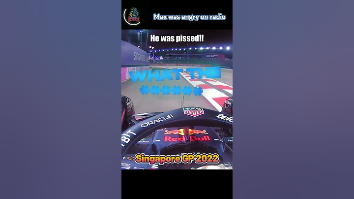 Max Verstappen was angry on radio