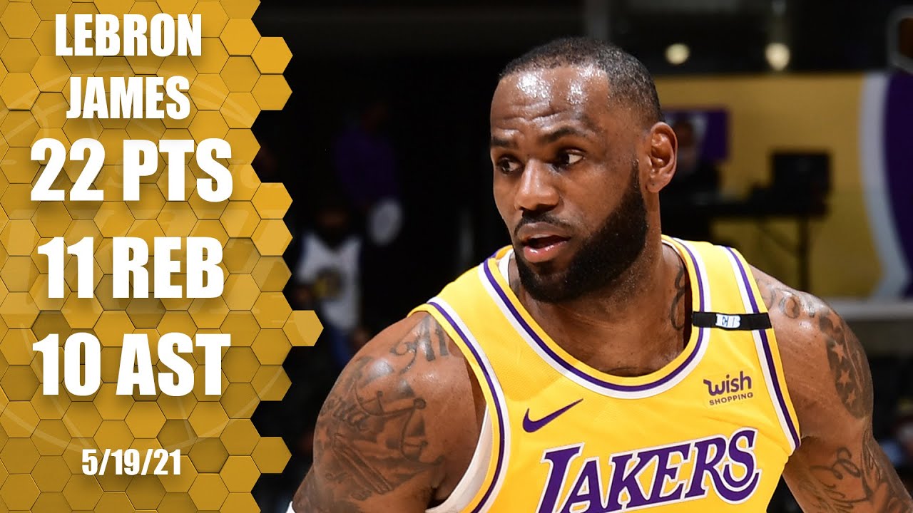 LeBron posts triple-double and hits RIDICULOUS game-winning 3 in play-in game | NBA Highlights