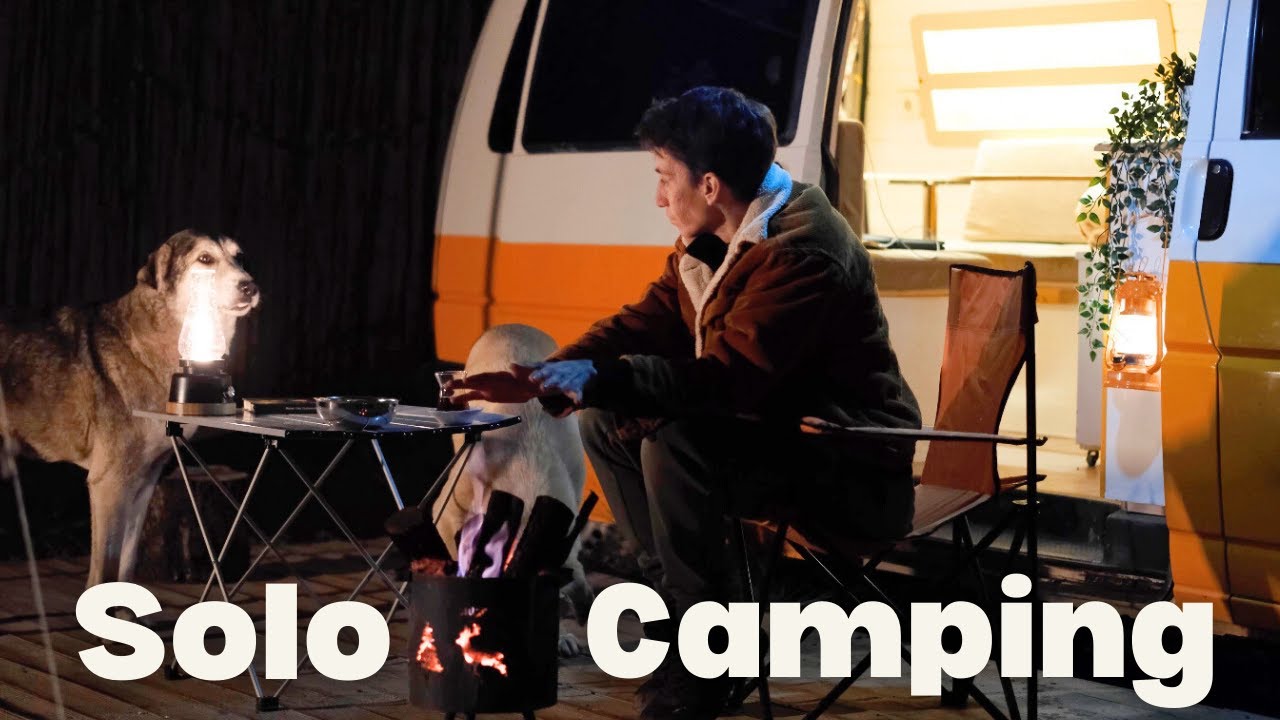 Solo Camping | VW Van Life Relaxing ASMR Camp