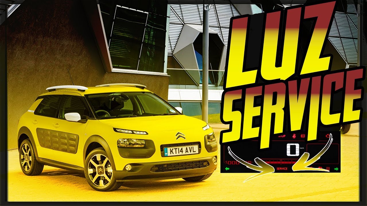 Надпись service citroen c4