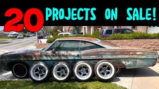 20 Amazing Classic Car Projects Now Available on Facebook Marketplace   - For sale by owner!