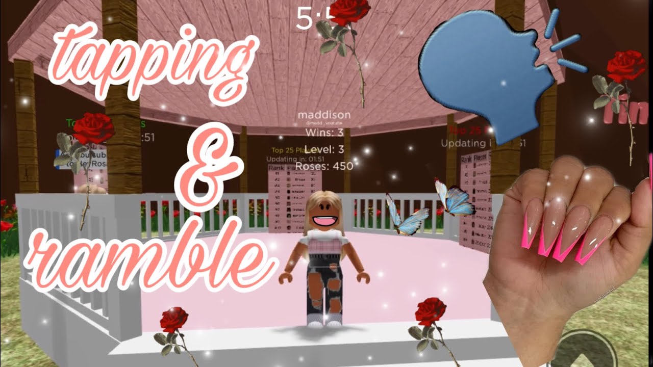 roblox asmr~ RAMBLE + TAPPING (custom!)