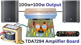 200w Powerful💪 TDA7294 Audio Amplifier Wiring And Testing🤩 | TDA7294 Amplifier Board