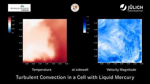 Turbulent Convection in a Cell with Liquid Mercury