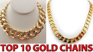 TOP 10 GOLD CHAIN DESIGNS FOR MENS 